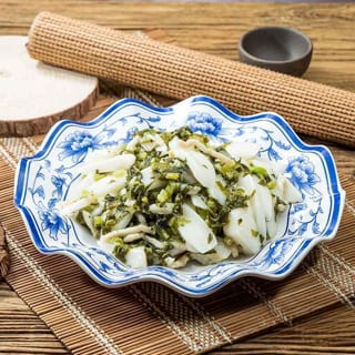 ND12. 雪菜肉絲炒年糕/Stir Fried Rice Cake w. Shredded Pork